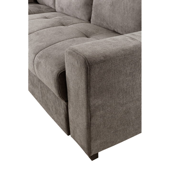 BILL ΚΑΝΑΠΕΣ ΚΡΕΒΑΤΙ ΓΩΝΙΑ ΑΡΙΣΤΕΡΗ TAUPE 241x173x94