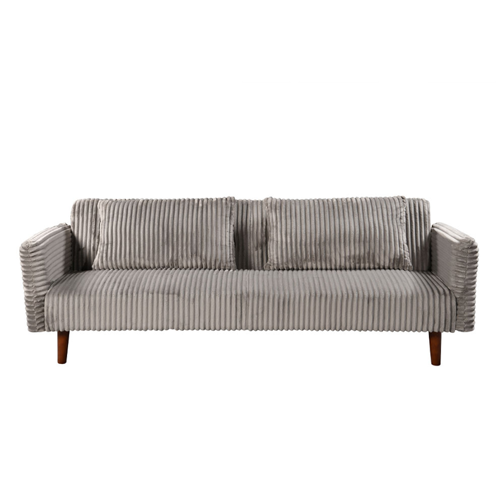 COTTLE ΚΑΝΑΠΕΣ ΚΡΕΒΑΤΙ 3ΘΕΣΙΟΣ ΓΚΡΙ ΑΝΟΙΧΤΟ 213x79x73