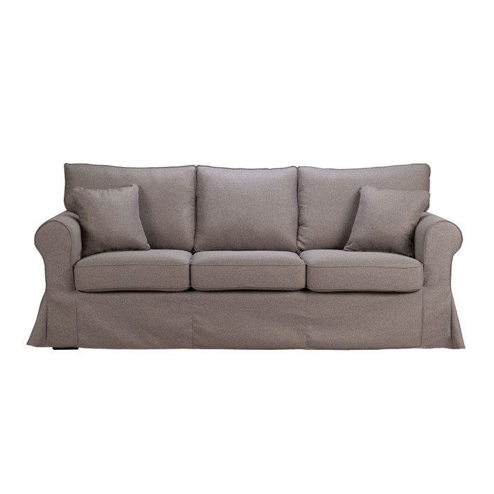 Καναπές 3θέσιος Ashley Αποσυρόμενος Καφέ 215x85x95 cm