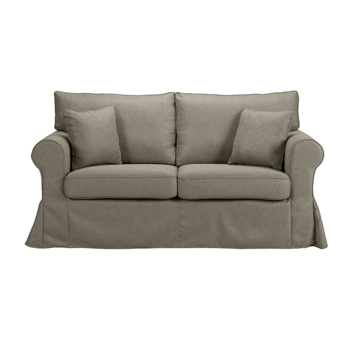 Ashley 2-Seater Retractable Brown Sofa 173x85x95 cm