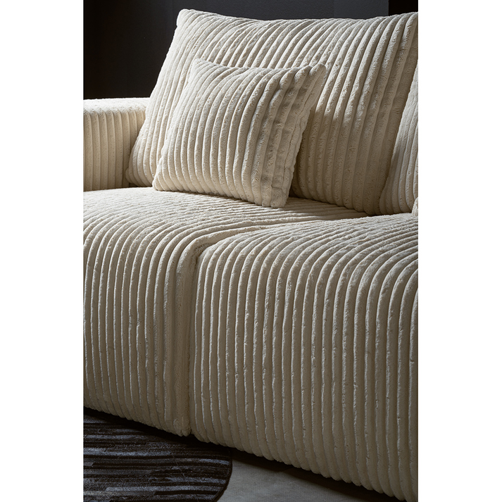 BULLET ΚΑΝΑΠΕΣ 3ΘΕΣΙΟΣ OFF WHITE AMBIENCE 02 232x101x92cm