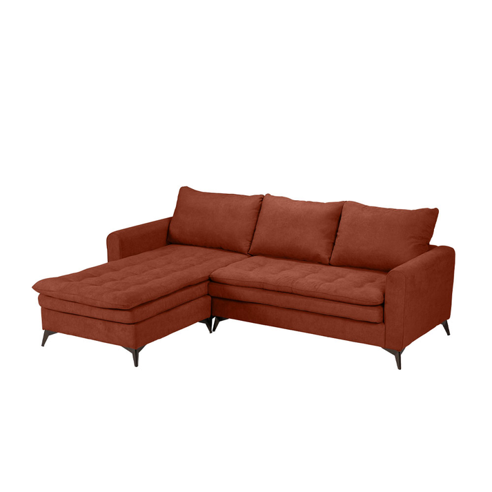 Scandalo Καναπές Γωνία Αναστρέψιμη Terracotta Asti 22 265x188x99cm