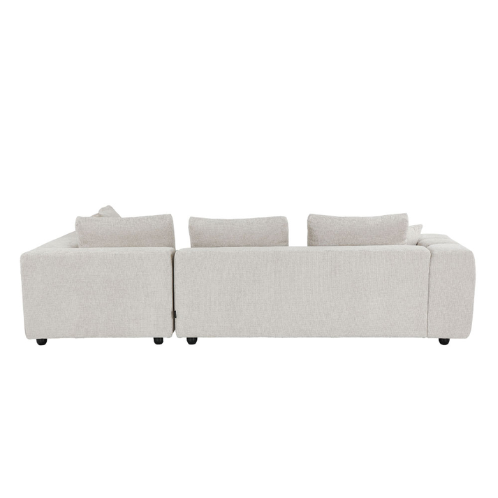 TOMOS ΚΑΝΑΠΕΣ ΓΩΝΙΑ ΔΕΞΙΑ BEIGE LEGASY 15 298x200x85cm