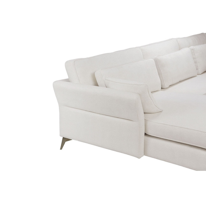 PARFAIT ΚΑΝΑΠΕΣ ΓΩΝΙΑ ΔΕΞΙΑ BEIGE LEGASY 15 307x185x92cm