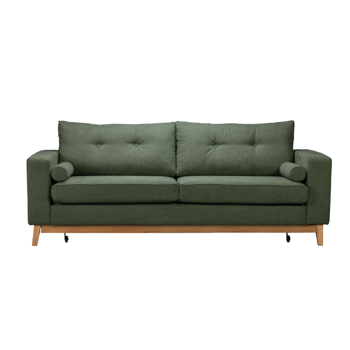 LUSSO ΚΑΝΑΠΕΣ ΚΡΕΒΑΤΙ 3ΘΕΣΙΟΣ ΛΑΔΙ LINO 77 218x85x87cm