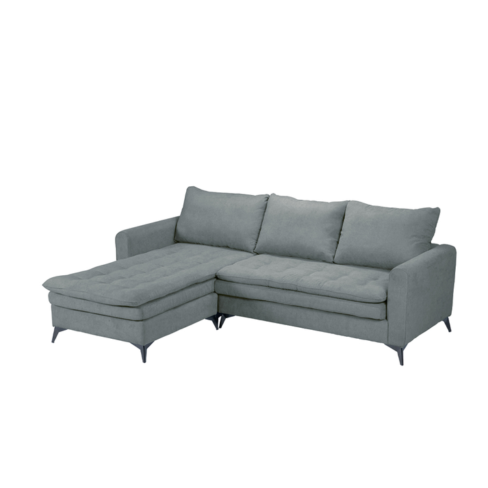 SCANDALO ΚΑΝΑΠΕΣ ΓΩΝΙΑ ΑΝΑΣΤΡΕΨΙΜΗ ΓΚΡΙ ASTI 13 265x188x99cm