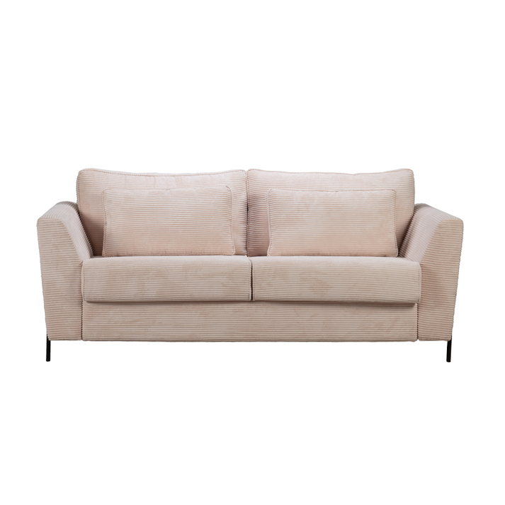 Cocoon Καναπές Κρεβάτι 3θέσιος Beige Lincoln D 03 208x94x92cm