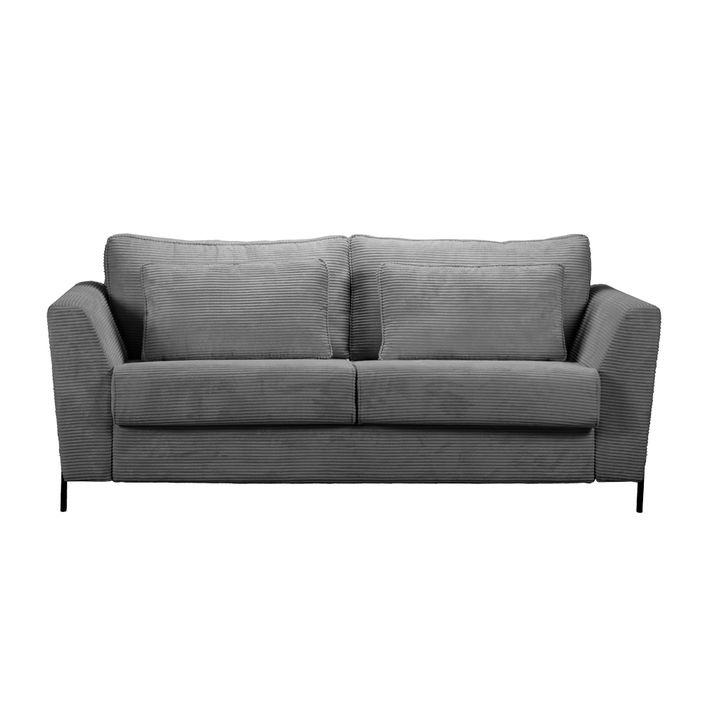 Cocoon Καναπές Κρεβάτι 3θέσιος Γκρι Lincoln D 90 208x94x92cm