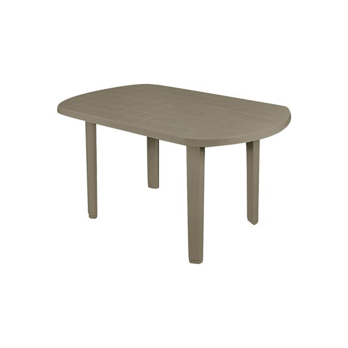 SORRENTO Τραπέζι Oval Dining Κήπου - Βεράντας, PP Απόχρωση Tortora