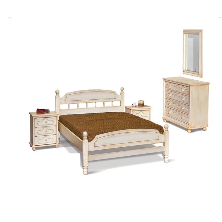 ΚΡΕΒΑΤΙ Νο5 ΔΙΠΛΟ ΣΟΥΗΔΙΚΟ ΞΥΛΟ 150x200 ΠΑΤΙΝΑ   BED  