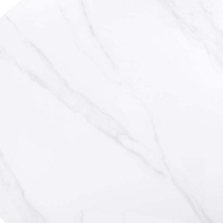 Επιφάνεια Μάρμαρο Sintered Stone, Απόχρωση White Marble (MDF για στήριξη βάσης)
