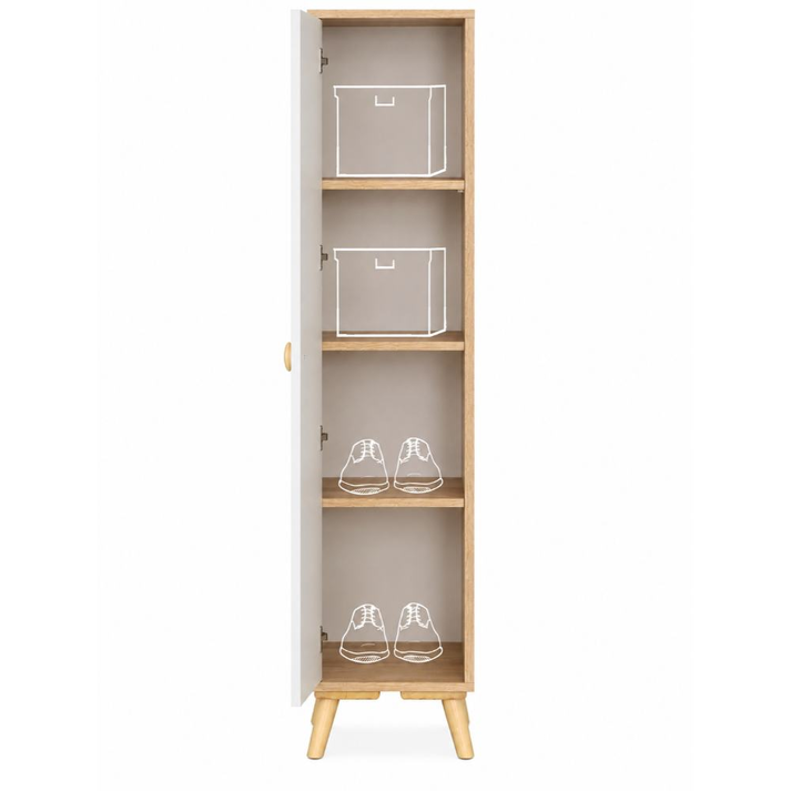 Single Wardrobe 40x51x190cm