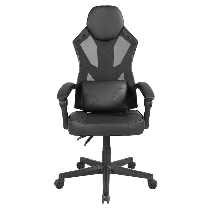 FUSION ΚΑΡΕΚΛΑ GAMING ΓΡΑΦΕΙΟΥ ΜΑΥΡΟ 50x74x137