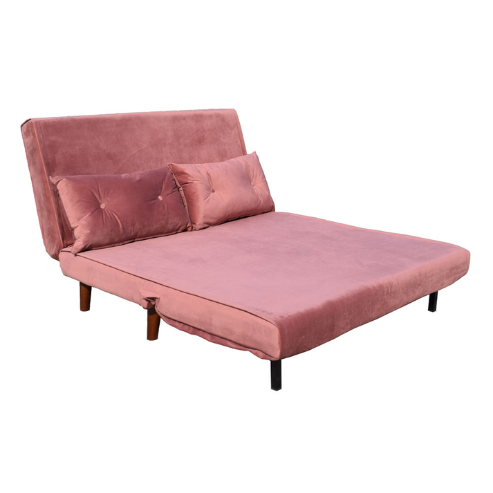 FALCON ΚΑΝΑΠΕΣ ΚΡΕΒΑΤΙ 2ΘΕΣΙΟΣ ΑΝΑΔΙΠΛΟΥΜΕΝΟΣ DUSTY PINK 121x90x80