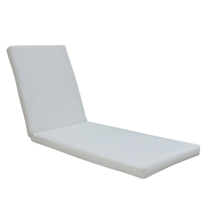 SUNLOUNGER Μαξιλάρι Ξαπλώστρας Ύφασμα Εκρού Water Repellent, Foam+Polyester Φερμουάρ-Velcro