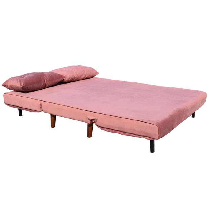 FALCON ΚΑΝΑΠΕΣ ΚΡΕΒΑΤΙ 2ΘΕΣΙΟΣ ΑΝΑΔΙΠΛΟΥΜΕΝΟΣ DUSTY PINK 121x90x80