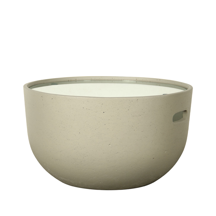 CAP COFFEE TABLE CEMENT ΑΝΟΙΧΤΟ 58x58x32