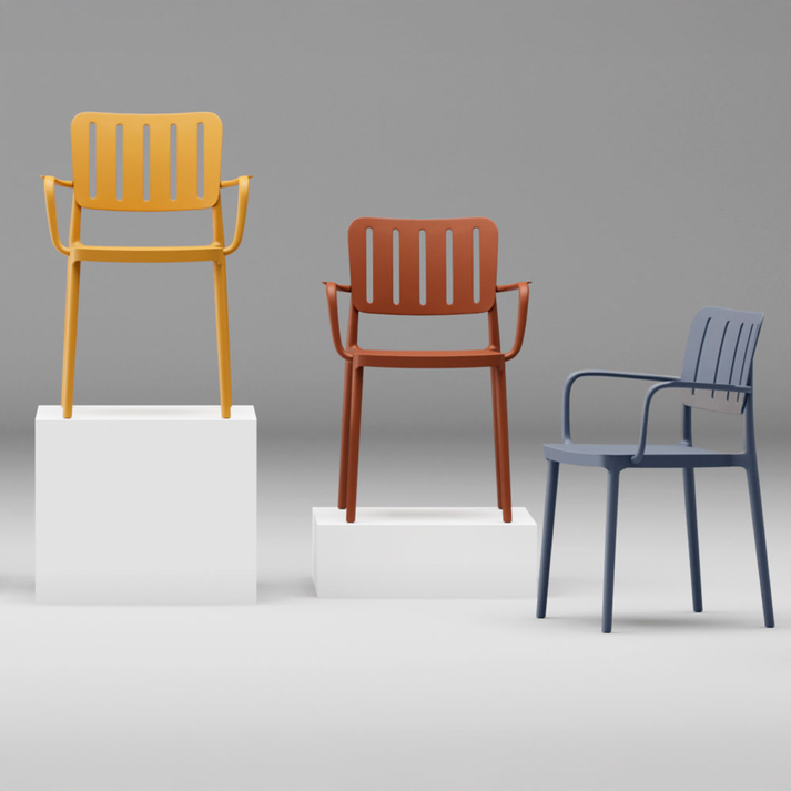 MILANO ΚΑΡΕΚΛΑ TERRACOTTA 53x58x81.5