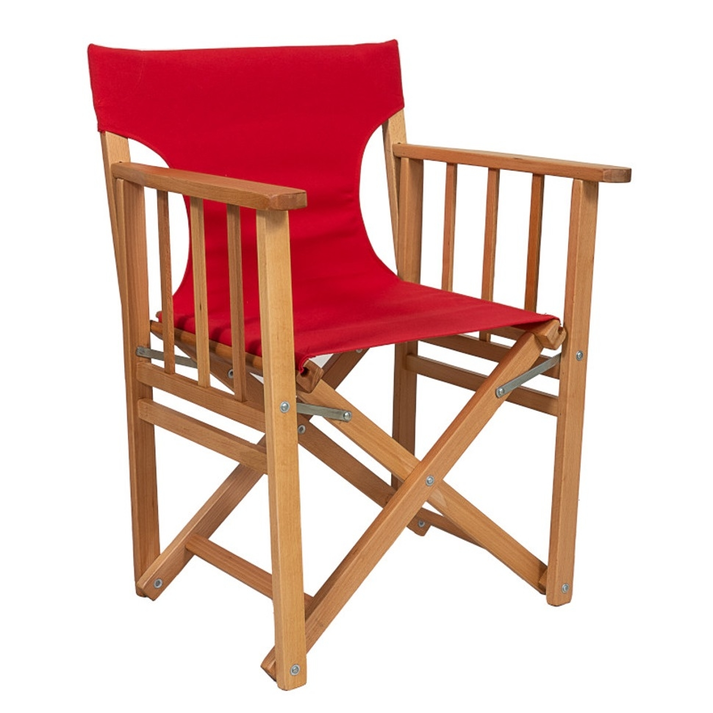 Πολυθρόνα Σκηνοθέτη Ελληνικής Κατασκευής Οξιά / Ύφασμα Επιλογής 63x55xH83cm