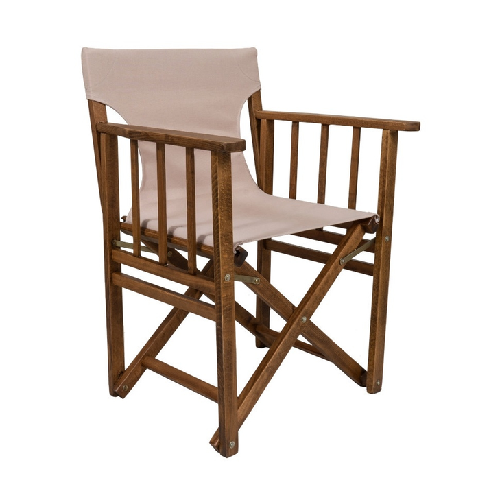 Πολυθρόνα Σκηνοθέτη Ελληνικής Κατασκευής Οξιά / Ύφασμα Επιλογής 63x55xH83cm