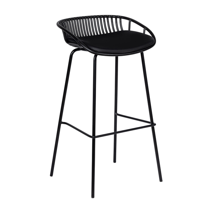Σκαμπό Aperol Μαύρο 45 x 49 x 88