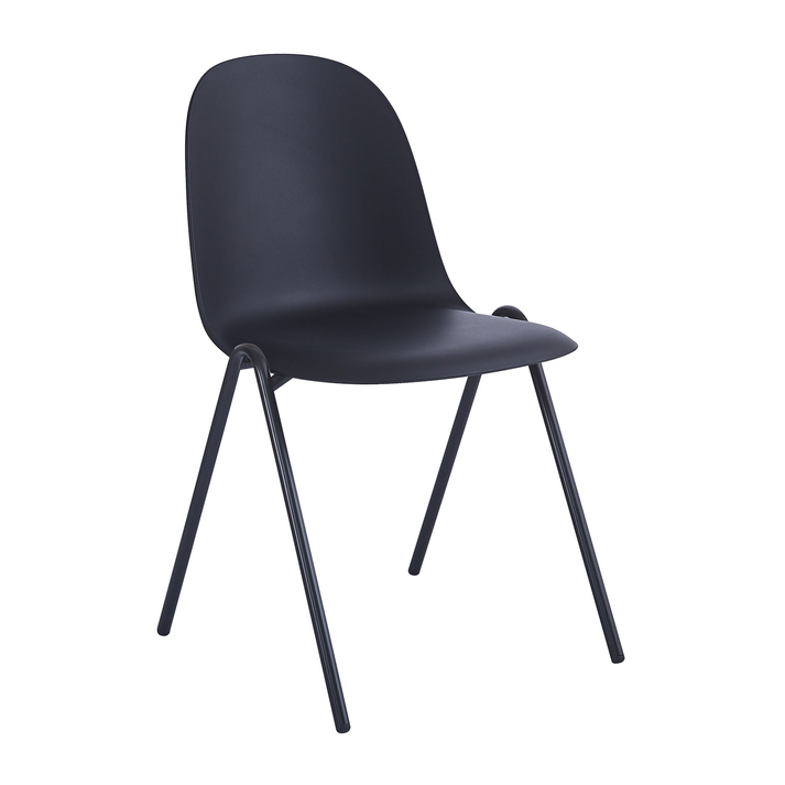 Καρέκλα Mango Μαύρο 49 x 52 x 83