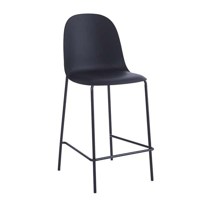 Σκαμπό Mango-Bar Μαύρο 45 x 51 x 100