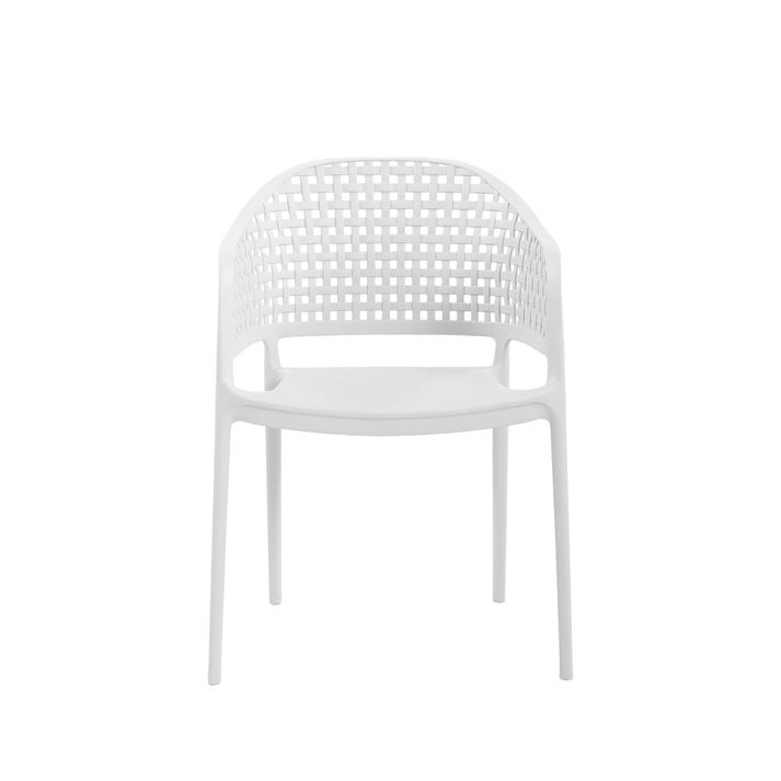 Πολυθρόνα CUBA λευκό 56 x 54 x 81