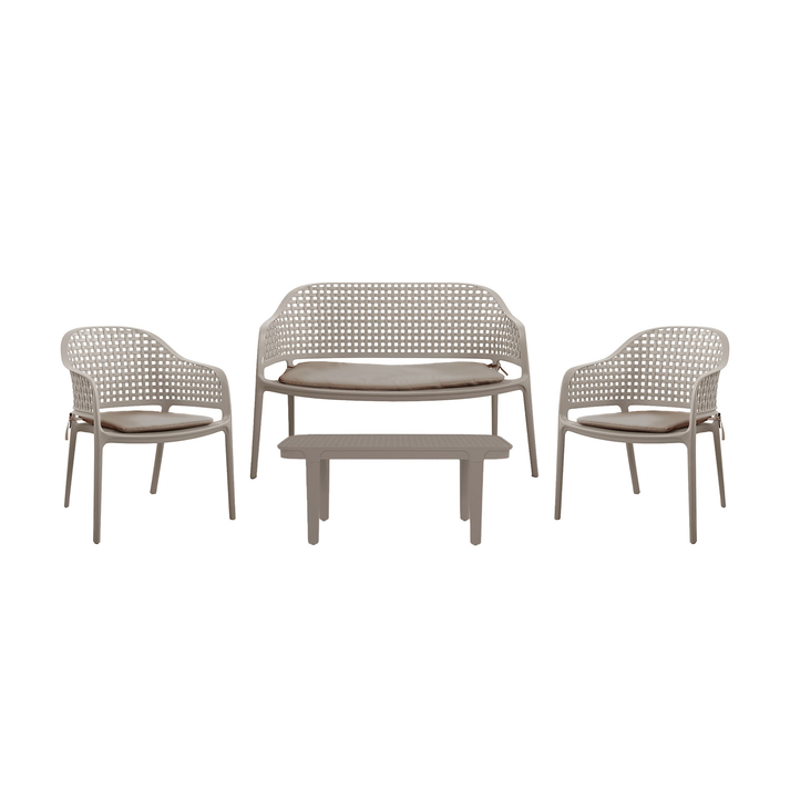 Πολυθρόνα CUBA-L μόκα 66 x 67 x 82