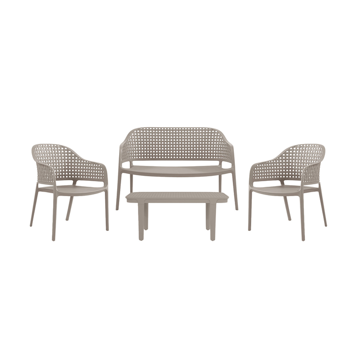 Καναπές CUBA-S μόκα 123 x 68 x 82