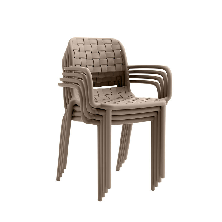 Πολυθρόνα Tonic μόκα 55 x 57 x 82