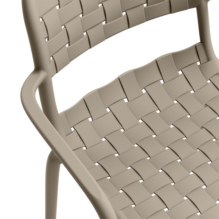 Πολυθρόνα Tonic μόκα 55 x 57 x 82