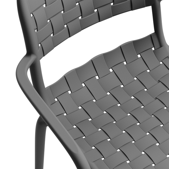 Πολυθρόνα Tonic γκρι 55 x 57 x 82