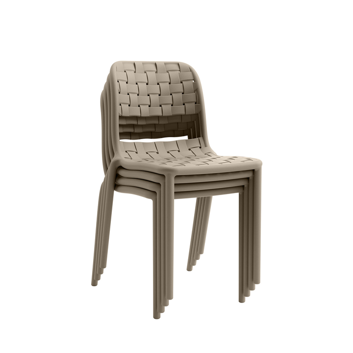 Καρέκλα Tonic-C μόκα 55 x 55 x 82