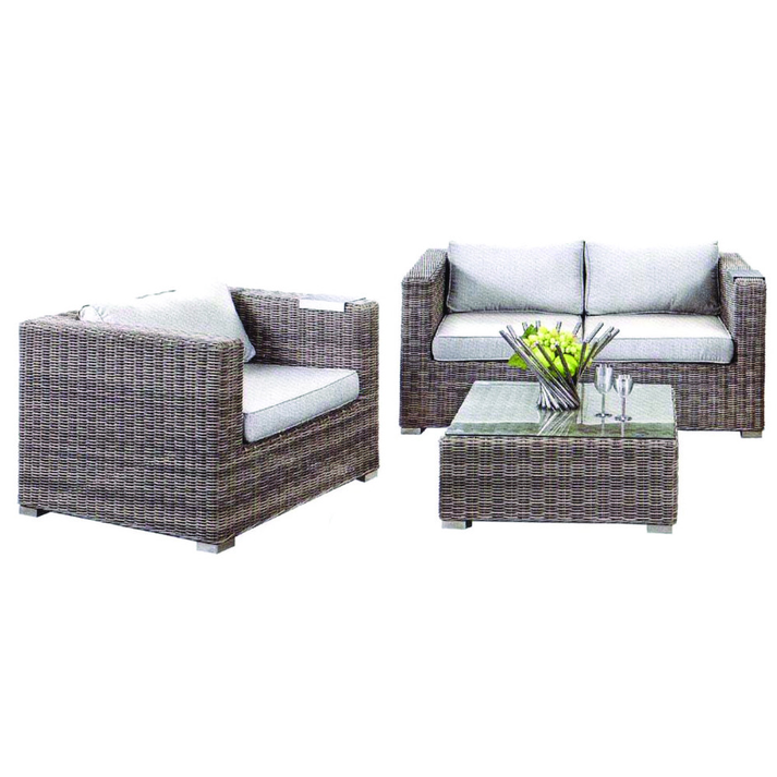 MADRIT ΤΡΑΠΕΖΑΚΙ ΣΑΛΟΝΙΟΥ  RATTAN 77x77x32,5cm
