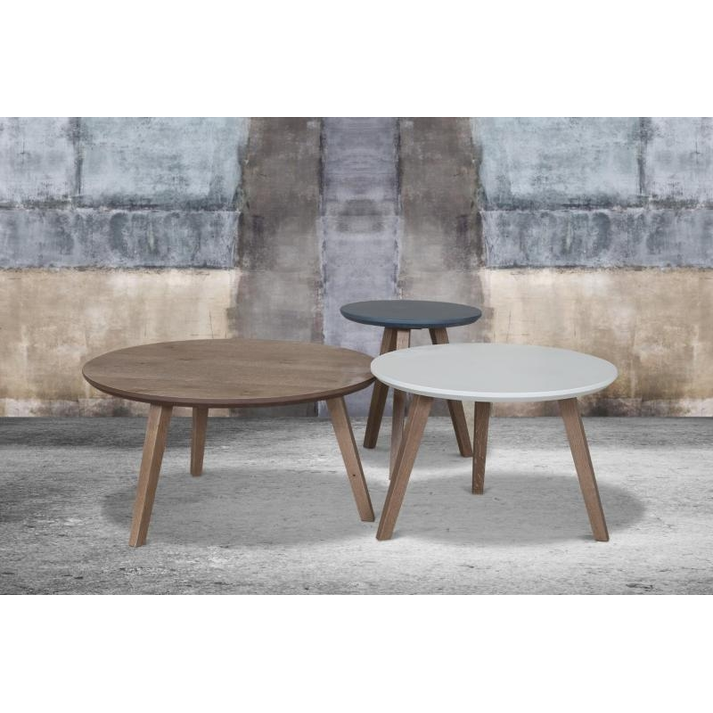 ET-090 coffee tables set 3τμχ N90 Φ80/Φ60/Φ40