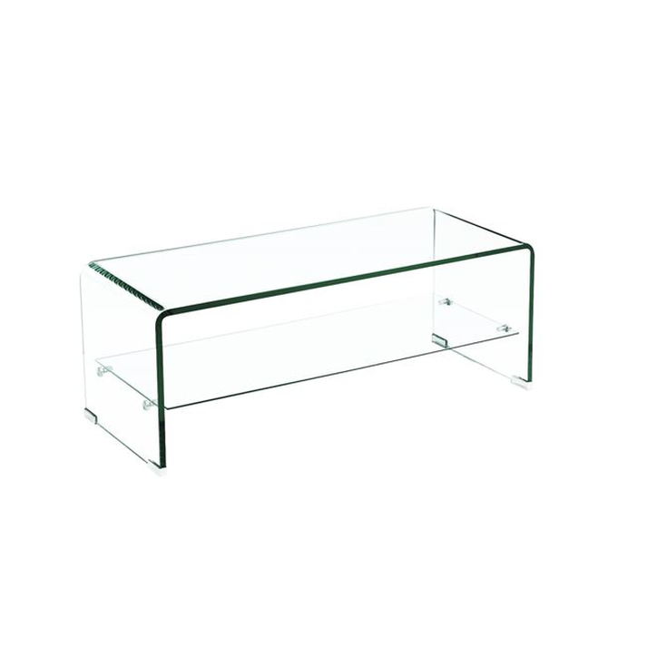 GLASSER Τραπεζάκι Σαλονιού Καθιστικού  Ράφι 12/8mm