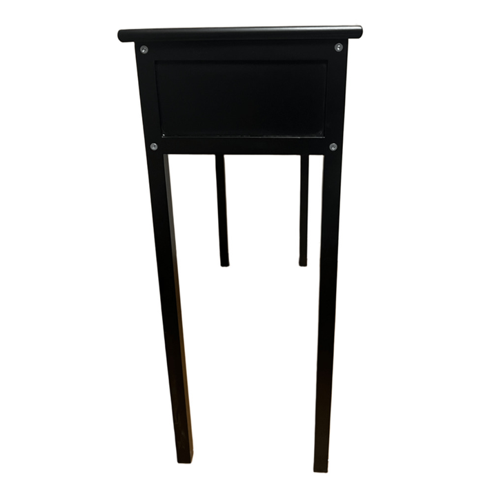 ΚΟΝΣΟΛΑ ΞΥΛΙΝΗ ΜΑΥΡΟ/ΦΥΣΙΚΟ  75X30Χ75cm