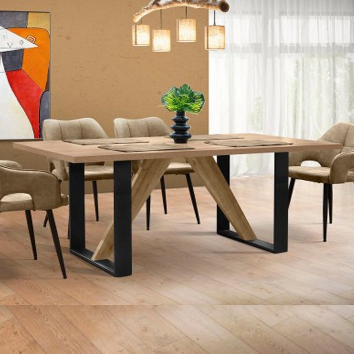 ΤΡΑΠΕΖΙ MAISON ΜΕΤΑΛΛΙΚΟΣ ΣΚΕΛΕΤΟΣ 180X90X75 ΕΛΛΗΝΙΚΗΣ ΚΑΤΑΣΚΕΥΗΣ LNA