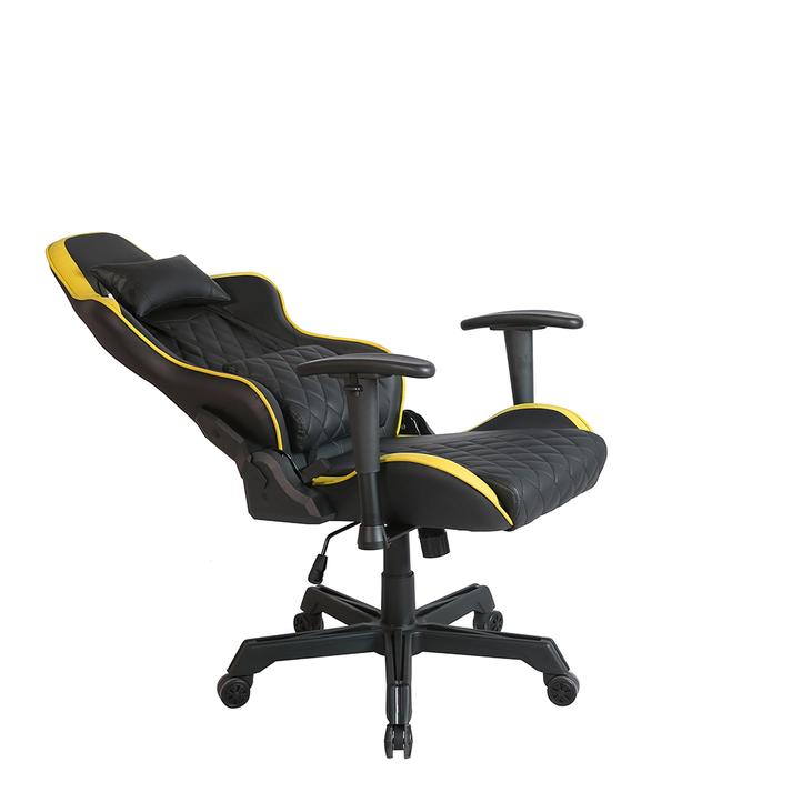 RANGER ΚΑΡΕΚΛΑ GAMING ΓΡΑΦΕΙΟΥ ΜΑΥΡΟ ΚΙΤΡΙΝΟ 52x74x138
