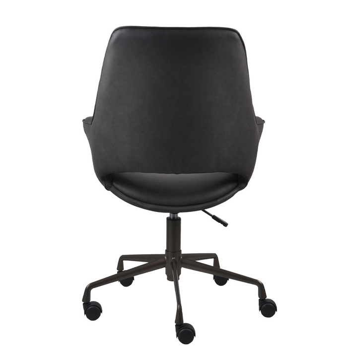 MINIMAL ΚΑΡΕΚΛΑ ΓΡΑΦΕΙΟΥ ΜΑΥΡΟ 65.5x64.5x106