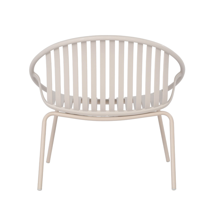 NADIN ΠΟΛΥΘΡΟΝΑ SET 2ΤΕΜ OFF WHITE 80x61.5x73