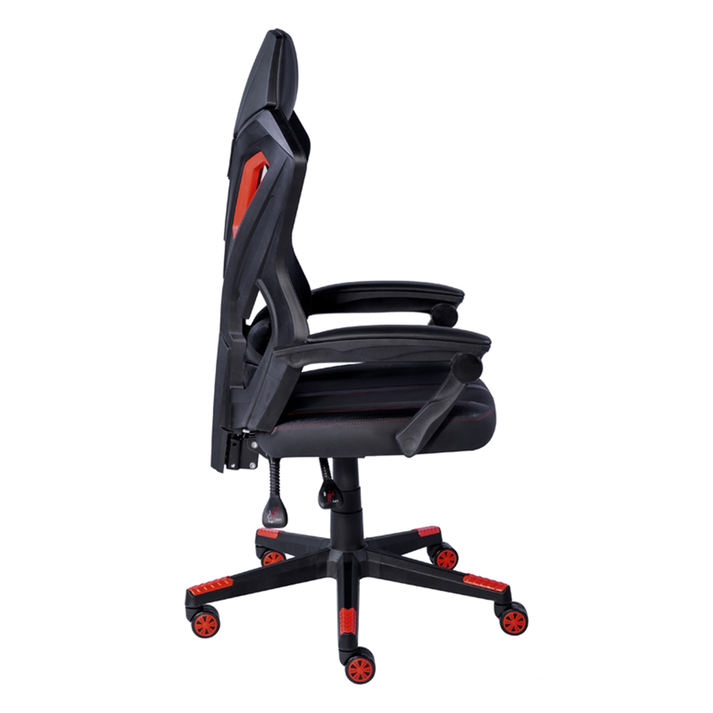 OUTRIDER ΚΑΡΕΚΛΑ GAMING ΓΡΑΦΕΙΟΥ ΜΑΥΡΟ ΚΟΚΚΙΝΟ 50x74x128