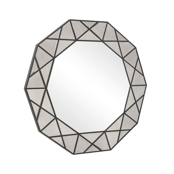 DIAMANTE ΚΑΘΡΕΠΤΗΣ ΤΟΙΧΟΥ ΜΑΥΡΟ 80x80