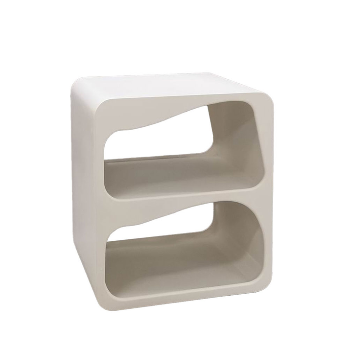 TINOS SIDE TABLE ΛΕΥΚΟ 47x40x53