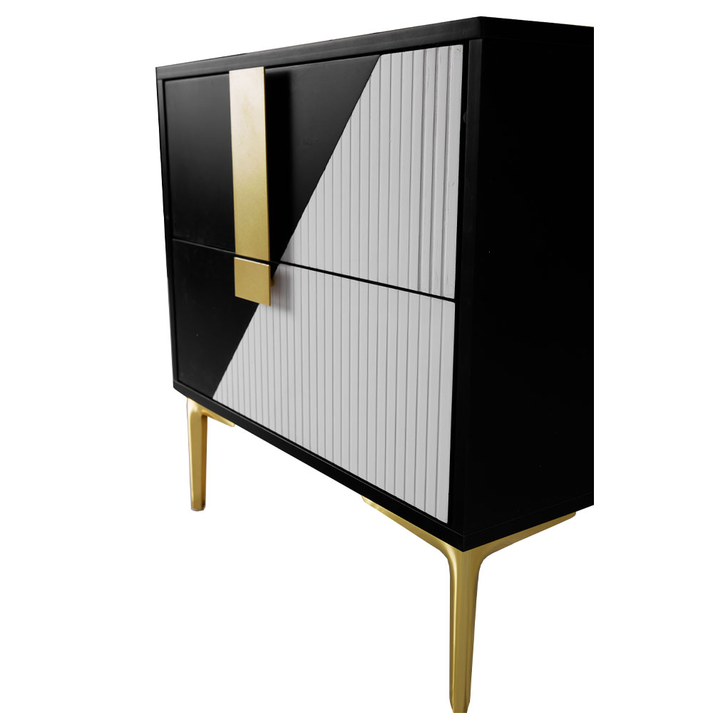 NEW YORK ΚΟΜΟΔΙΝΟ ΛΕΥΚΟ ΜΑΥΡΟ 60x40x60