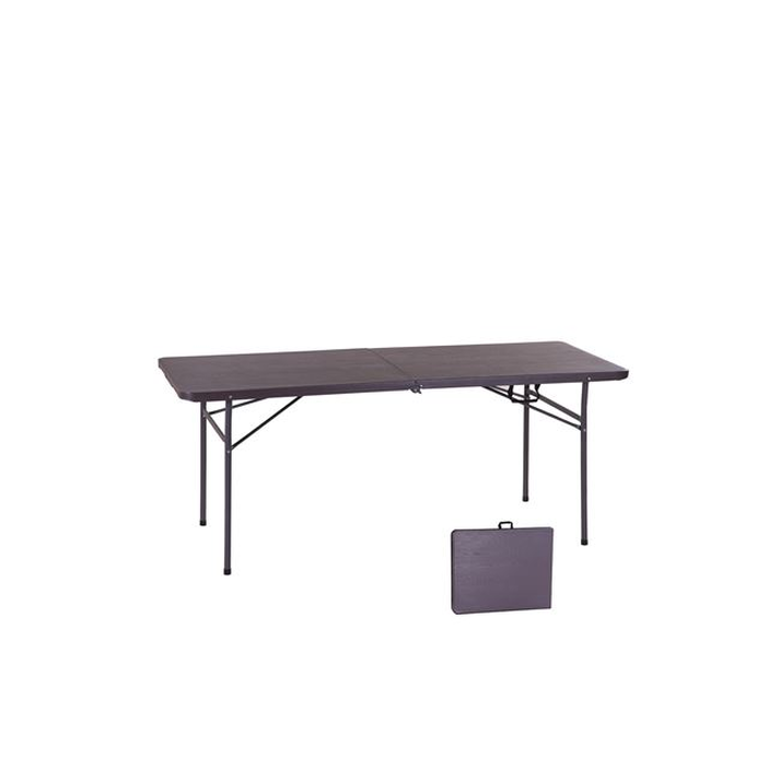 BLOW-Pro Τραπέζι Συνεδρίου - Catering Πτυσσόμενο (Βαλίτσα), HDPE Καρυδί