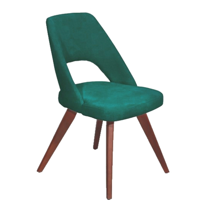 Amelia ξύλινη καρέκλα 48x46x85 Πράσινο