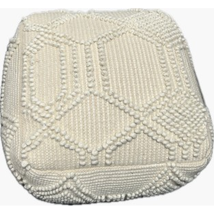 ASANA ΠΟΥΦ ΤΕΤΡΑΓΩΝΟ 60*60*40cm ΒΑΜΒΑΚΙ-ΜΑΛΛΙ