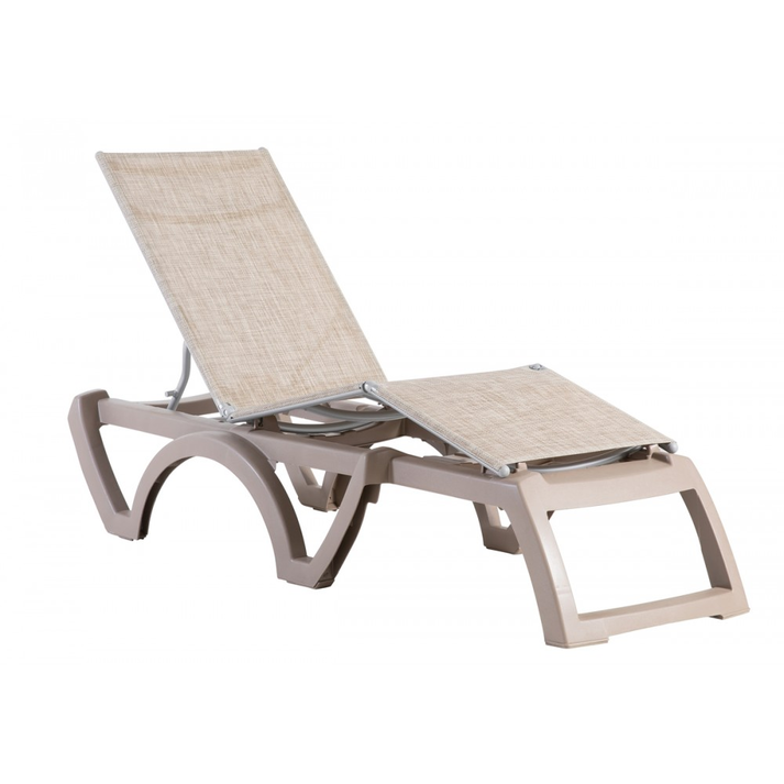 Bali ξαπλώστρα 205x70x38  taupe
